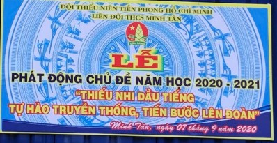 Phát động chủ đề năm học 2020 - 2021
