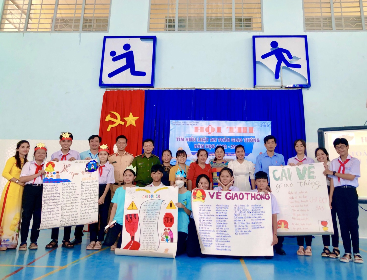 HỘI THI TÌM HIỂU LUẬT AN TOÀN GIAO THÔNG NĂM HỌC 2022 - 2023